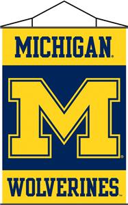 COLLEGIATE Michigan Indoor Banner Scroll