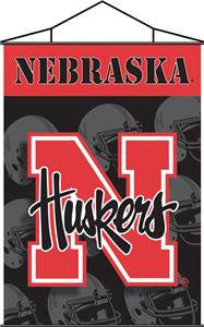 COLLEGIATE Nebraska Indoor Banner Scroll