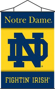 COLLEGIATE Notre Dame Indoor Banner Scroll