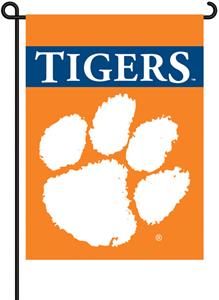 COLLEGIATE Clemson 2-Sided 13" x 18" Garden Flag