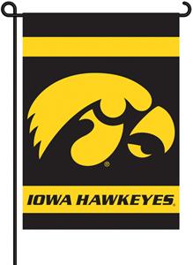 COLLEGIATE Iowa 2-Sided 13" x 18" Garden Flag