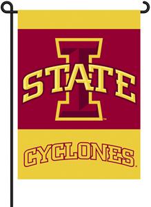 COLLEGIATE Iowa St. 2-Sided 13" x 18" Garden Flag