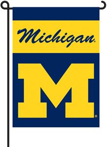 COLLEGIATE Michigan 2-Sided 13" x 18" Garden Flag