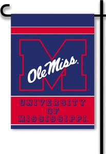 COLLEGIATE Ole Miss 2-Sided 13" x 18" Garden Flag