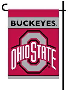 COLLEGIATE Ohio St. 2-Sided 13" x 18" Garden Flag