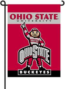 COLLEGIATE Ohio St. Brutus 13" x 18" Garden Flag