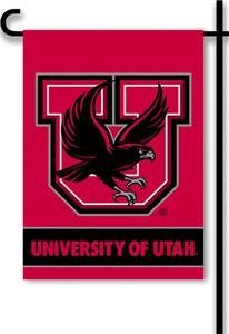 COLLEGIATE Utah 2-Sided 13" x 18" Garden Flag