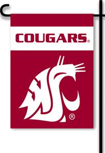 COLLEGIATE Washington State 13" x 18" Garden Flag