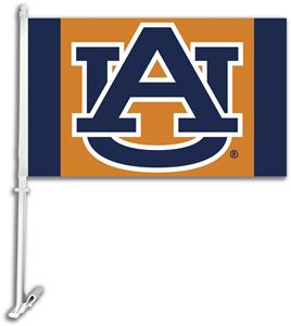 COLLEGIATE Auburn "AU" Orange 11" x 18" Car Flag