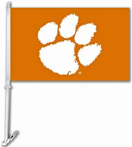 COLLEGIATE Clemson 2-Sided 11" x 18" Car Flag
