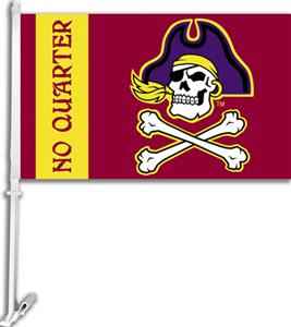 COLLEGIATE E. Carolina 2-Sided 11" x 18" Car Flag