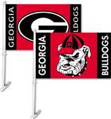 COLLEGIATE Georgia Combo 11" x 18" Car Flag COLLEGIATE Georgia Combo 11" x 18" Car Flag