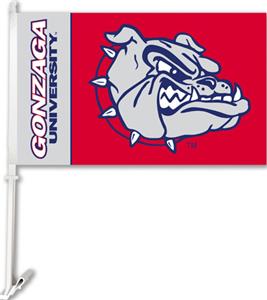 COLLEGIATE Gonzaga 2-Sided 11" x 18" Car Flag