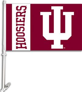 COLLEGIATE Indiana 2-Sided 11" x 18" Car Flag