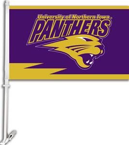 COLLEGIATE Northern Iowa 11" x 18" Car Flag