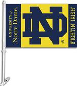 COLLEGIATE Notre Dame 2-Sided 11" x 18" Car Flag COLLEGIATE Notre Dame 2-Sided 11" x 18" Car Flag