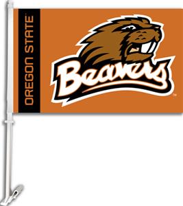 COLLEGIATE Oregon State 2-Sided 11" x 18" Car Flag