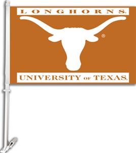 COLLEGIATE Texas 2-Sided 11" x 18" Car Flag
