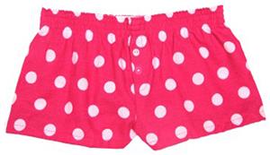 Boxercraft Girls Spots Flannel Bitty Boxer Shorts
