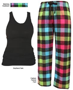 Boxercraft Womens Cozy Kit Tank & Pant Sets