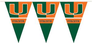 COLLEGIATE Miami Party Pennant Flags
