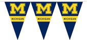 COLLEGIATE Michigan Party Pennant Flags