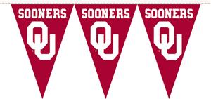COLLEGIATE Oklahoma Party Pennant Flags
