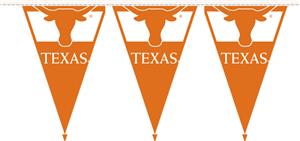 COLLEGIATE Texas Party Pennant Flags