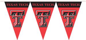 COLLEGIATE Texas Tech Party Pennant Flags