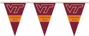 COLLEGIATE Virginia Tech Party Pennant Flags