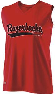 Holloway Ladies Curve Collegiate Arkansas Jersey