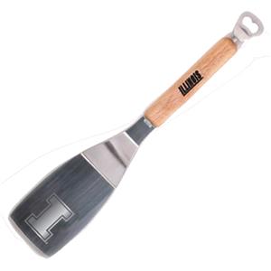 COLLEGIATE Illinois Big Spatula w/Bottle Opener
