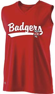 Holloway Ladies Curve Collegiate Wisconsin Jersey
