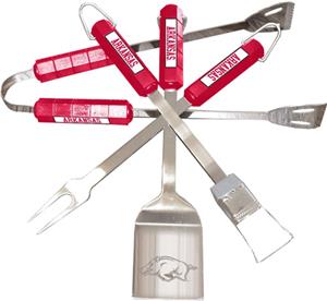 COLLEGIATE Arkansas 4 Piece BBQ Set