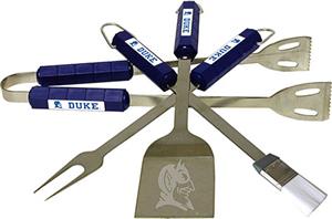 COLLEGIATE Duke 4 Piece BBQ Set