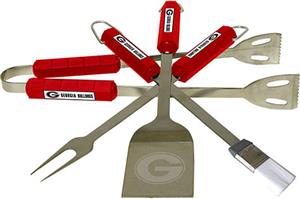 COLLEGIATE Georgia 4 Piece BBQ Set