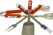COLLEGIATE Illinois 4 Piece BBQ Set COLLEGIATE Illinois 4 Piece BBQ Set