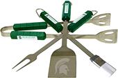 COLLEGIATE Michigan State 4 Piece BBQ Set COLLEGIATE Michigan State 4 Piece BBQ Set