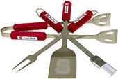 COLLEGIATE N. Carolina State 4 Piece BBQ Set COLLEGIATE N. Carolina State 4 Piece BBQ Set
