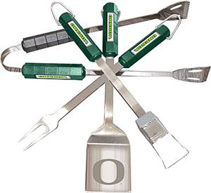 COLLEGIATE Oregon 4 Piece BBQ Set