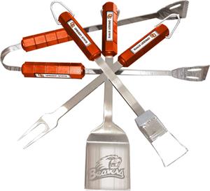 COLLEGIATE Oregon State 4 Piece BBQ Set