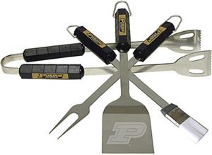 COLLEGIATE Purdue 4 Piece BBQ Set
