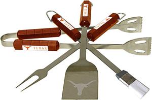 COLLEGIATE Texas 4 Piece BBQ Set