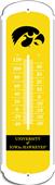 COLLEGIATE Iowa 27" Outdoor Thermometer