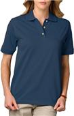 Blue Generation Ladies SS Pique Polo Shirts Blue Generation Ladies SS Pique Polo Shirts