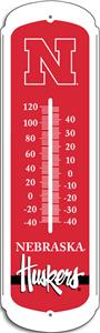 COLLEGIATE Nebraska 12" Outdoor Thermometer
