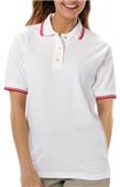 Blue Generation Ladies SS Collar/Cuff Pique Polo Blue Generation Ladies SS Collar/Cuff Pique Polo