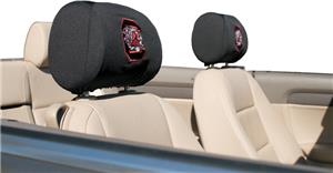 COLLEGIATE S. Carolina Headrest Covers - Set of 2