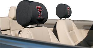 COLLEGIATE Texas Tech Headrest Covers - Set of 2