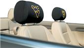 COLLEGIATE West Virginia Headrest Covers Set of 2 COLLEGIATE West Virginia Headrest Covers Set of 2